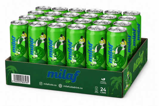 Milaf Up – Case of 24 Cans | Lemon Soda with Date Extract